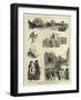 The Funeral of the Late M Gambetta at Nice-null-Framed Giclee Print