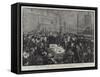 The Funeral of the Late Mr John Bright at Rochdale-null-Framed Stretched Canvas