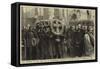 The Funeral of the Late Mr W Spottiswoode, President of the Royal Society, in Westminster Abbey-Godefroy Durand-Framed Stretched Canvas