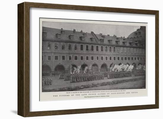 The Funeral of the Late Prince Alfred of Saxe-Coburg and Gotha-null-Framed Giclee Print