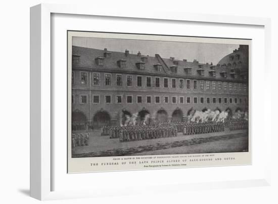 The Funeral of the Late Prince Alfred of Saxe-Coburg and Gotha-null-Framed Giclee Print