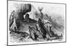 The Funeral of the Lioness, Illustration from "Fables"-Gustave Doré-Mounted Giclee Print