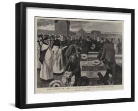 The Funeral of the Victims of the Margate Surf-Boat Disaster-null-Framed Giclee Print