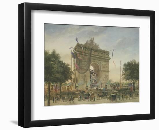 The Funeral of Victor Hugo (1802-85) 1885-Georges Francois Guiaud-Framed Giclee Print