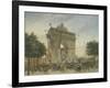 The Funeral of Victor Hugo (1802-85) 1885-Georges Francois Guiaud-Framed Giclee Print