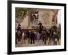 The Funeral of Victor Hugo at the Arc de Triomphe, 1885-Jean Béraud-Framed Giclee Print