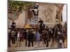 The Funeral of Victor Hugo at the Arc de Triomphe, 1885-Jean Béraud-Mounted Giclee Print