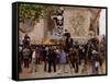 The Funeral of Victor Hugo at the Arc de Triomphe, 1885-Jean Béraud-Framed Stretched Canvas