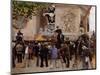 The Funeral of Victor Hugo at the Arc de Triomphe, 1885-Jean Béraud-Mounted Giclee Print