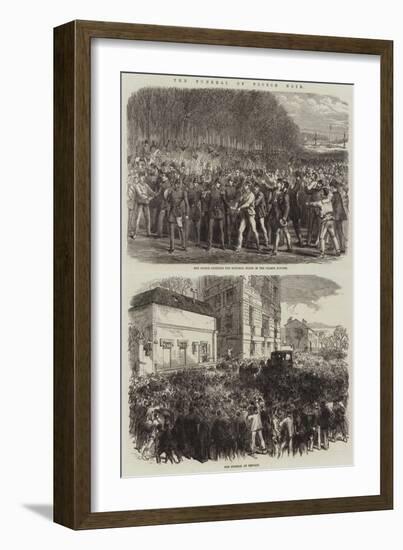 The Funeral of Victor Noir-null-Framed Giclee Print