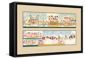 The Funeral Passing over the Lake of the Dead-J. Gardner Wilkinson-Framed Stretched Canvas