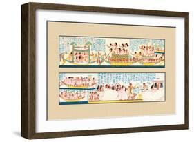 The Funeral Passing over the Lake of the Dead-J. Gardner Wilkinson-Framed Premium Giclee Print