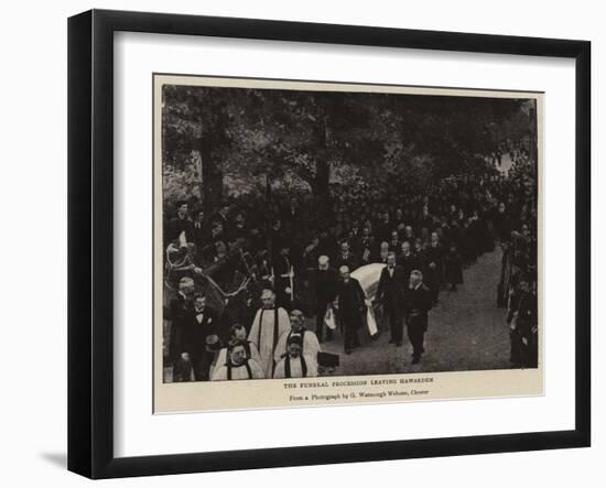 The Funeral Procession Leaving Hawarden-null-Framed Giclee Print