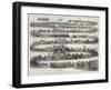 The Funeral Procession of Field-Marshal the Duke of Wellington, 18 November 1852-null-Framed Giclee Print