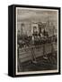 The Funeral Procession of the Late Empress of Russia at St Petersburg-null-Framed Stretched Canvas