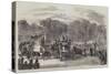 The Funeral Procession of the Late Prince Jerome Crossing the Place De La Concorde, Paris-null-Stretched Canvas