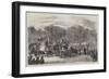 The Funeral Procession of the Late Prince Jerome Crossing the Place De La Concorde, Paris-null-Framed Giclee Print