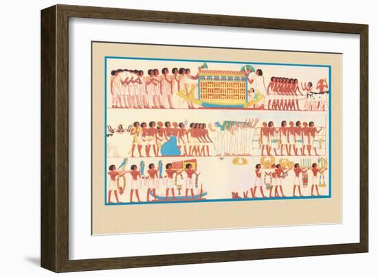 The Funeral Procession-J. Gardner Wilkinson-Framed Art Print