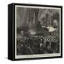 The Funeral Service for the Late Lord Shaftesbury at Westminster Abbey-null-Framed Stretched Canvas