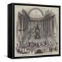 The Funeral Service of Daniel O'Connell in the Marlborough Street Church, Dublin-null-Framed Stretched Canvas