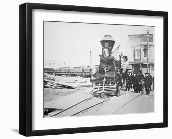 The Funeral Train Carrying President Lincoln's-American Photographer-Framed Giclee Print