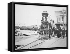 The Funeral Train Carrying President Lincoln's-American Photographer-Framed Stretched Canvas