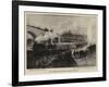 The Funeral Train Passing Through Chester-Charles Joseph Staniland-Framed Giclee Print
