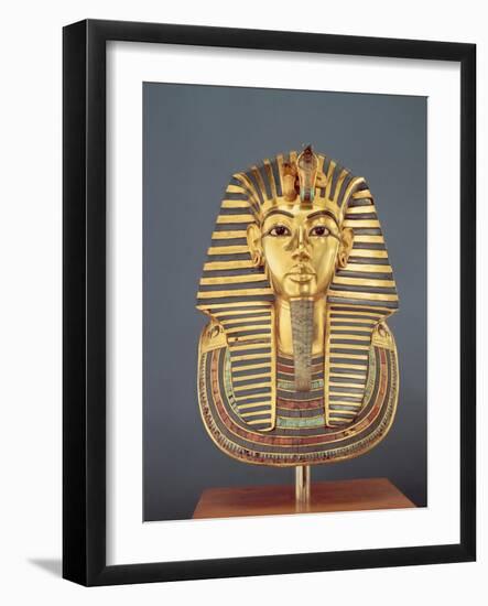 The Funerary Mask of Tutankhamun-Egyptian 18th Dynasty-Framed Giclee Print