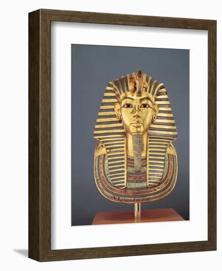 The Funerary Mask of Tutankhamun-Egyptian 18th Dynasty-Framed Giclee Print