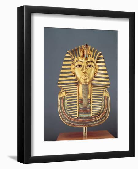 The Funerary Mask of Tutankhamun-Egyptian 18th Dynasty-Framed Giclee Print