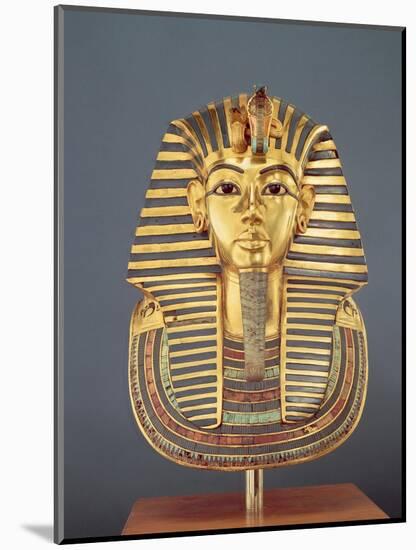 The Funerary Mask of Tutankhamun-Egyptian 18th Dynasty-Mounted Giclee Print