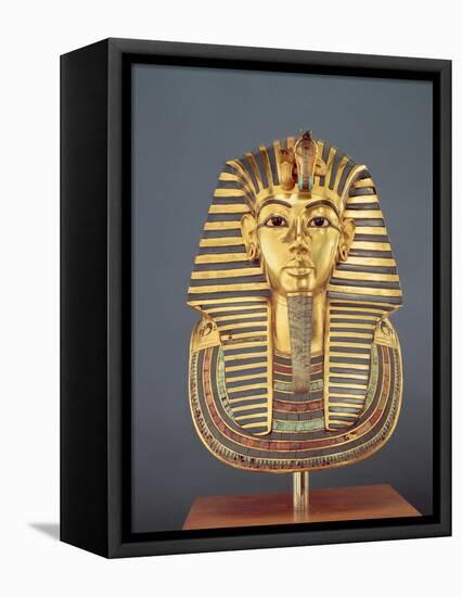 The Funerary Mask of Tutankhamun-Egyptian 18th Dynasty-Framed Stretched Canvas