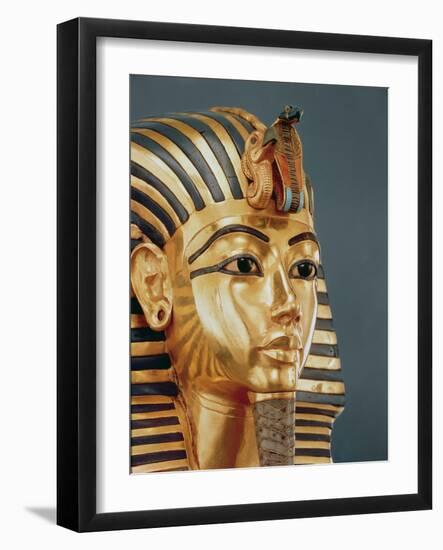 The Funerary Mask of Tutankhamun-Egyptian 18th Dynasty-Framed Giclee Print