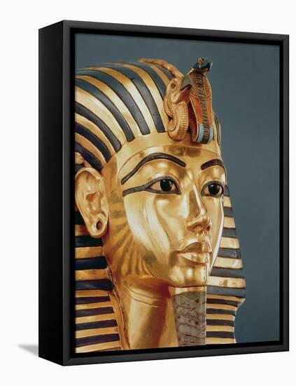 The Funerary Mask of Tutankhamun-Egyptian 18th Dynasty-Framed Stretched Canvas