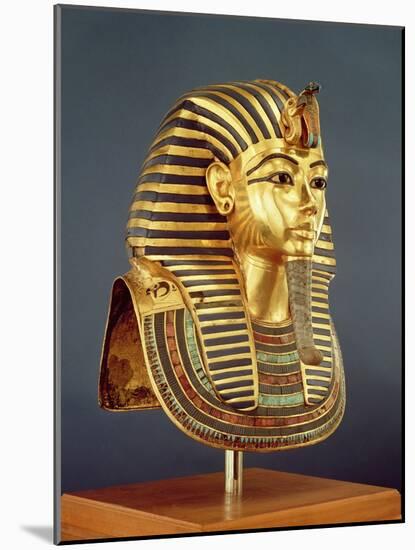 The Funerary Mask of Tutankhamun-Egyptian 18th Dynasty-Mounted Giclee Print