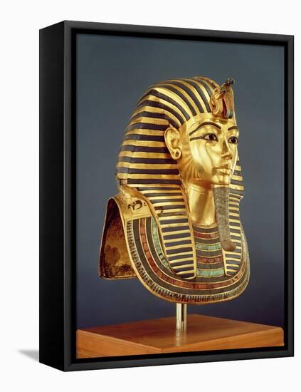 The Funerary Mask of Tutankhamun-Egyptian 18th Dynasty-Framed Stretched Canvas