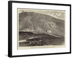 The Funicular Railway of Mount Vesuvius-null-Framed Giclee Print