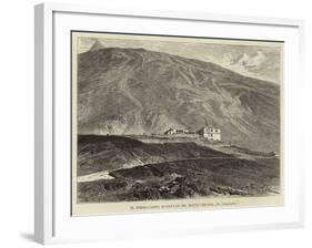 The Funicular Railway of Mount Vesuvius-null-Framed Giclee Print