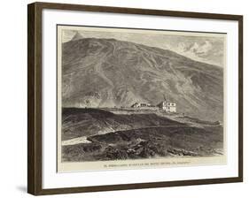 The Funicular Railway of Mount Vesuvius-null-Framed Giclee Print