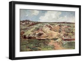 The Funnel of Carency, Artois, France, June 1915-Francois Flameng-Framed Giclee Print