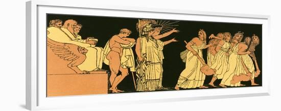 The Furies Departing-English School-Framed Giclee Print