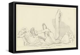 The Furies-John Flaxman-Framed Stretched Canvas