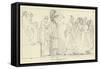 The Furies-John Flaxman-Framed Stretched Canvas