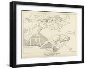 The Furies-John Flaxman-Framed Giclee Print