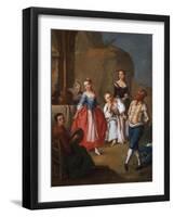 The Furlana, 1750 - Ca1755-Pietro Longhi-Framed Giclee Print