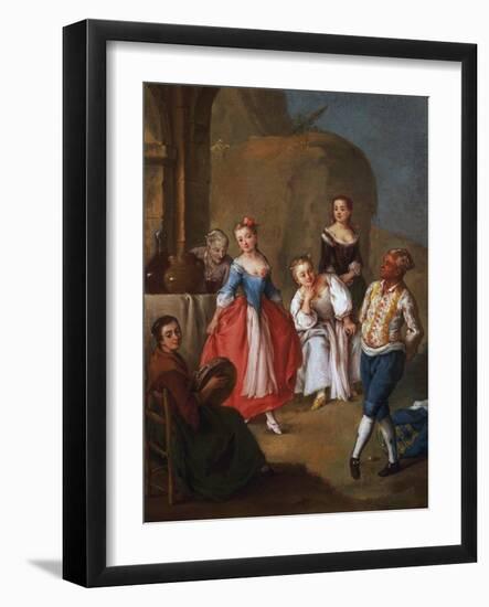 The Furlana, 1750 - Ca1755-Pietro Longhi-Framed Giclee Print