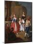 The Furlana, 1750 - Ca1755-Pietro Longhi-Mounted Giclee Print