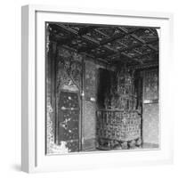 The Furnace in the Prince's Chamber, Festung Hohensalzburg, Salzburg, Austria, C1900s-Wurthle & Sons-Framed Photographic Print