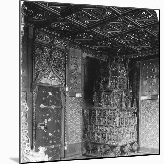 The Furnace in the Prince's Chamber, Festung Hohensalzburg, Salzburg, Austria, C1900s-Wurthle & Sons-Mounted Photographic Print