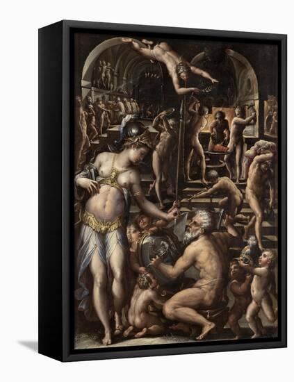 The Furnace of Volcano, 1563-1565-Giorgio Vasari-Framed Stretched Canvas